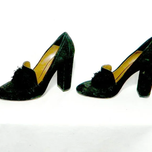 Aquazzura Wild Thing Fringe Black Pumps EU 38.5 - Picture 5 of 8